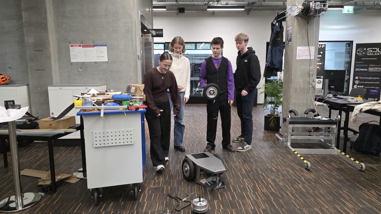 SDU Robot Warriors — kamprobot under udvikling