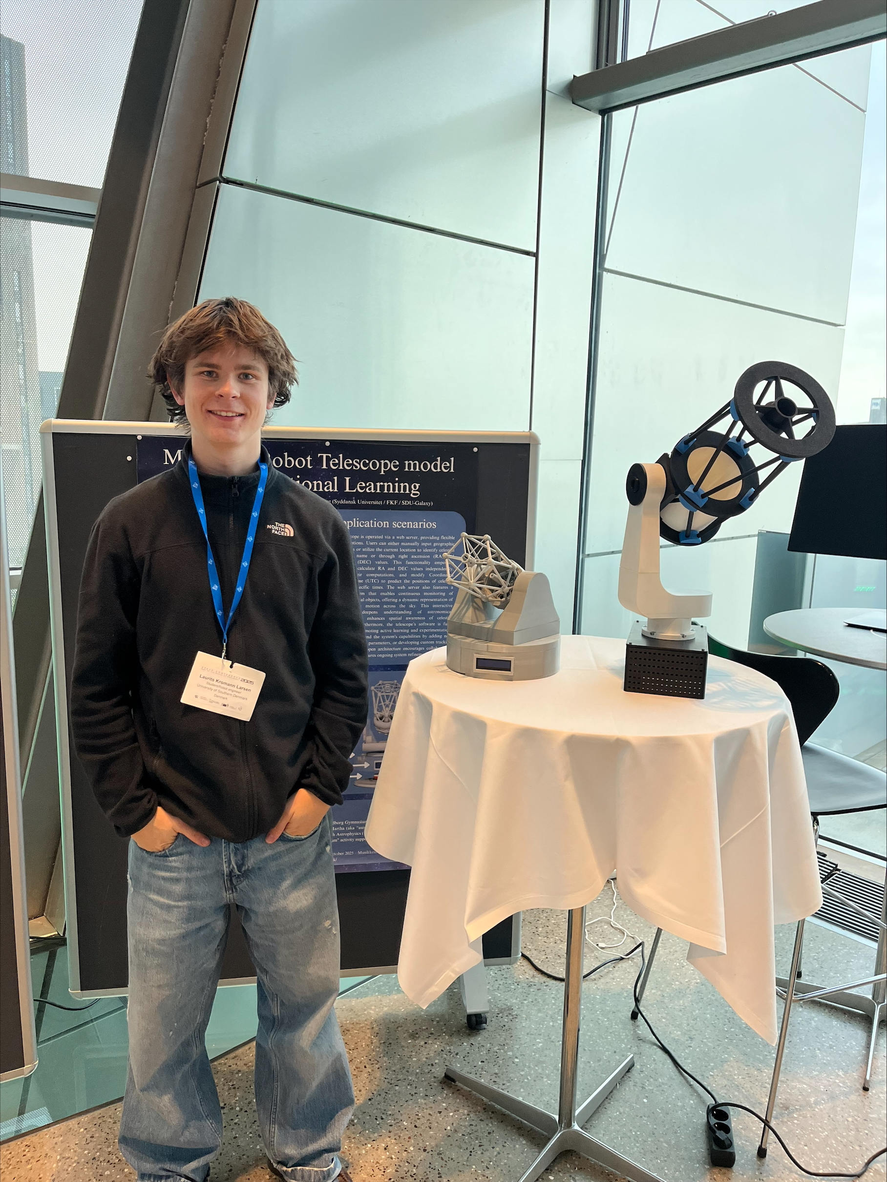 Robotteleskop præsenteret ved Space-konferencen
